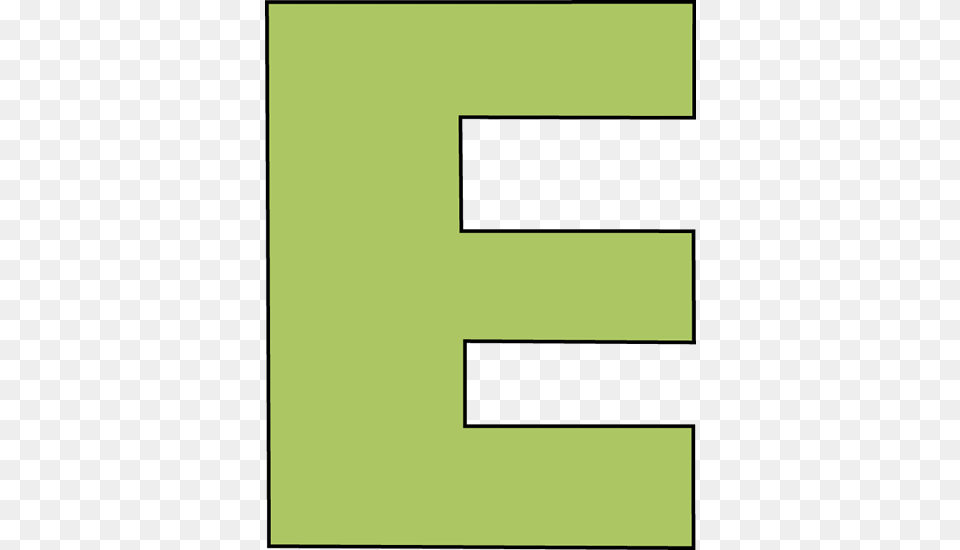 Clip Art Green Letter E Clip Art, Text, Page Free Png