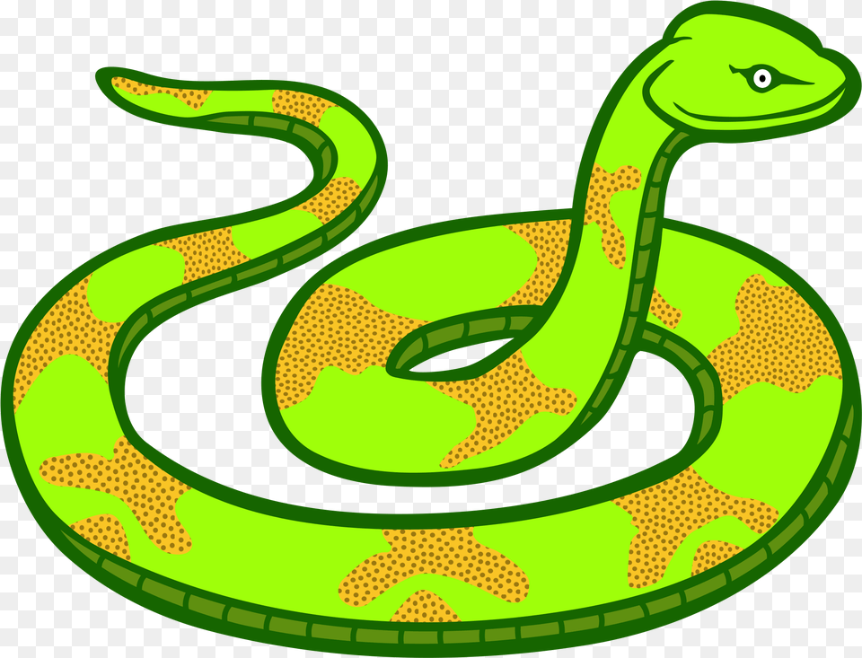 Clip Art Green Snake Clipart, Animal, Reptile Free Png Download