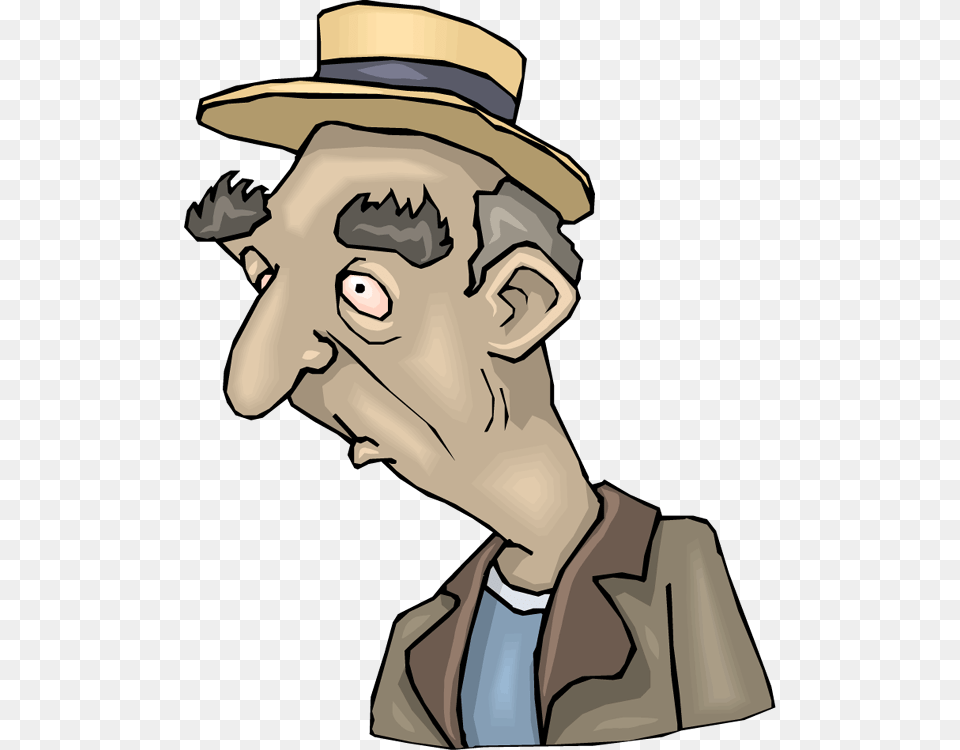 Clip Art Grumpy Old Man On Telephone Clipart Clipartfest, Head, Portrait, Photography, Person Free Png Download
