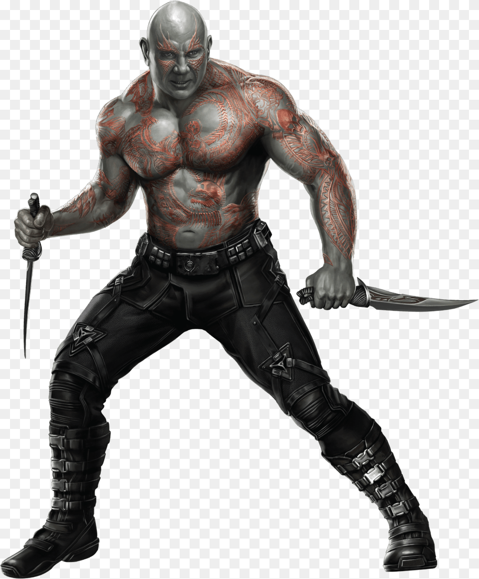 Clip Art Guardians Of The Galaxy Drax Actor Guardians Of The Galaxy Drax, Adult, Person, Man, Male Free Transparent Png