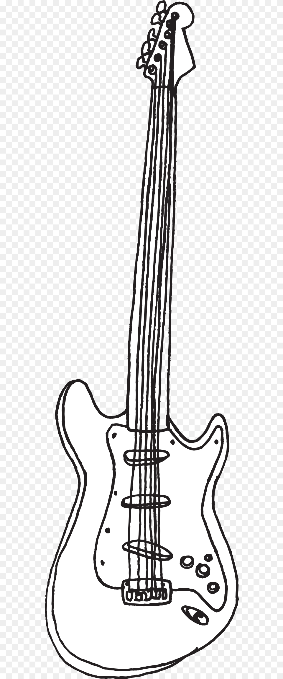 Clip Art Guitar Tattoos Musical Instrument Doodle Bass Guitar, Musical Instrument Free Transparent Png