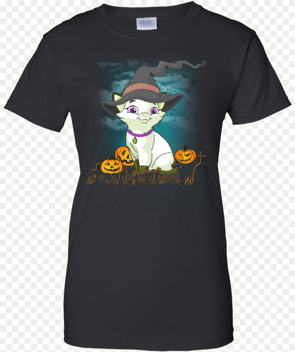 Clip Art Halloween Cat Lovers Clothingcravings T Shirt, Clothing, T-shirt, Baby, Person Free Transparent Png