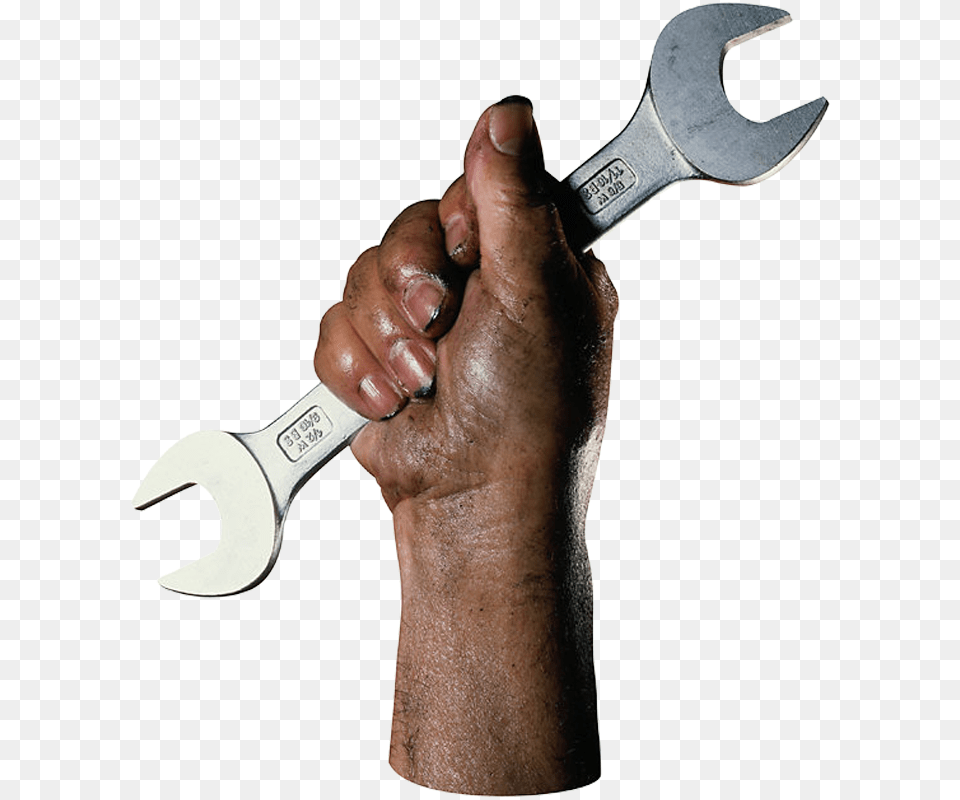Clip Art Hand Holding Wrench Hand With Wrench, Body Part, Person, Smoke Pipe, Electronics Png Image