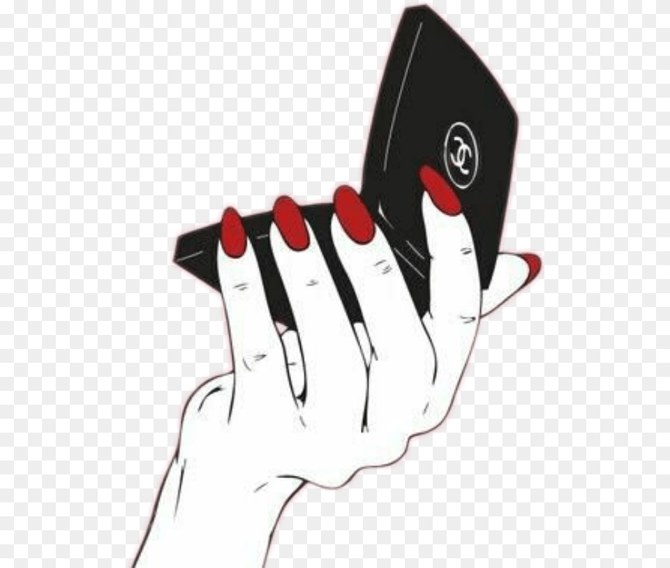 Clip Art Hands Sticker By Blanca Pop Art Makeup, Body Part, Hand, Person, Electronics Png Image