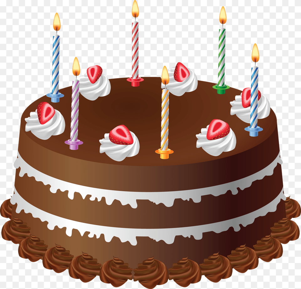 Clip Art Happy Birthday Cakes Transparent Background Birthday Cake, Birthday Cake, Cream, Dessert, Food Free Png Download