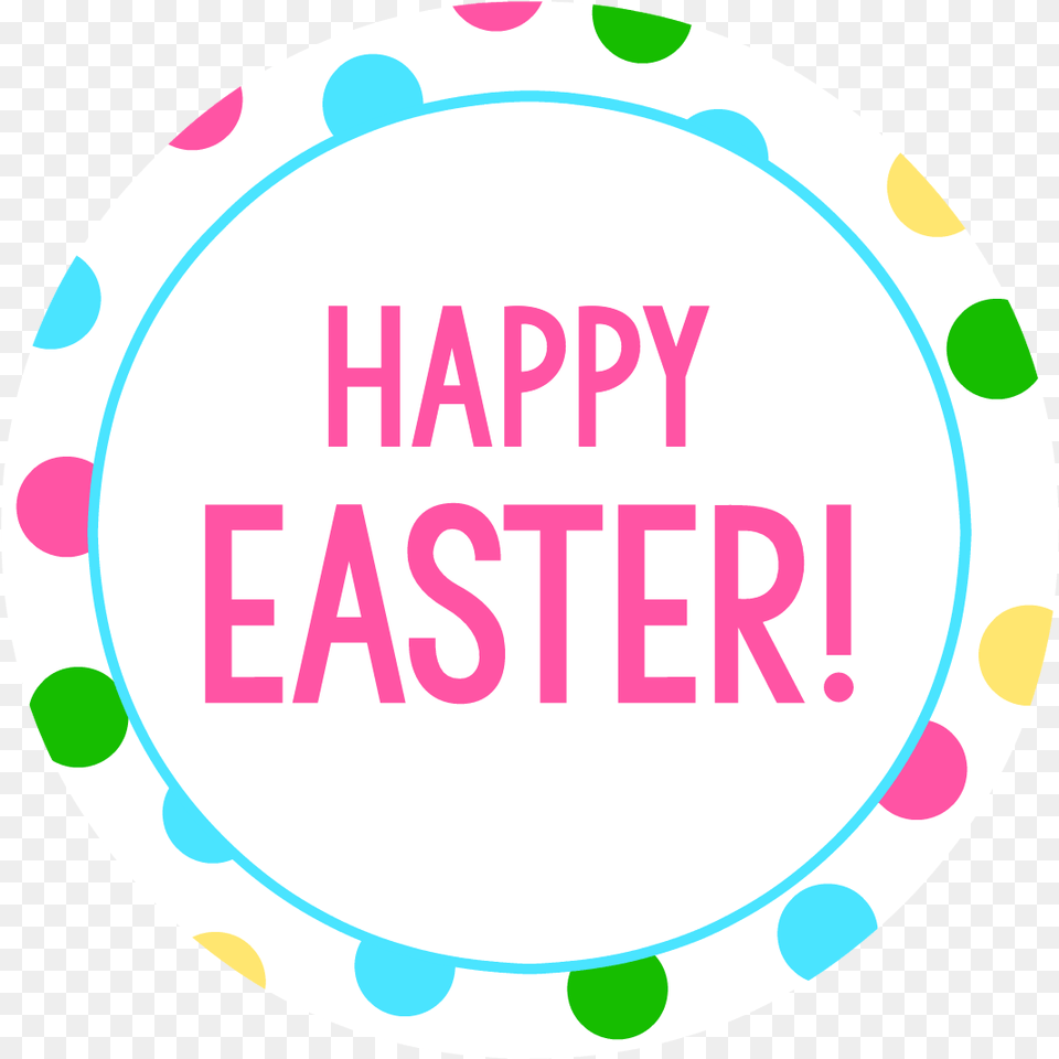 Clip Art Happy Easter Tags Circle, Logo, Oval, Disk Free Png Download