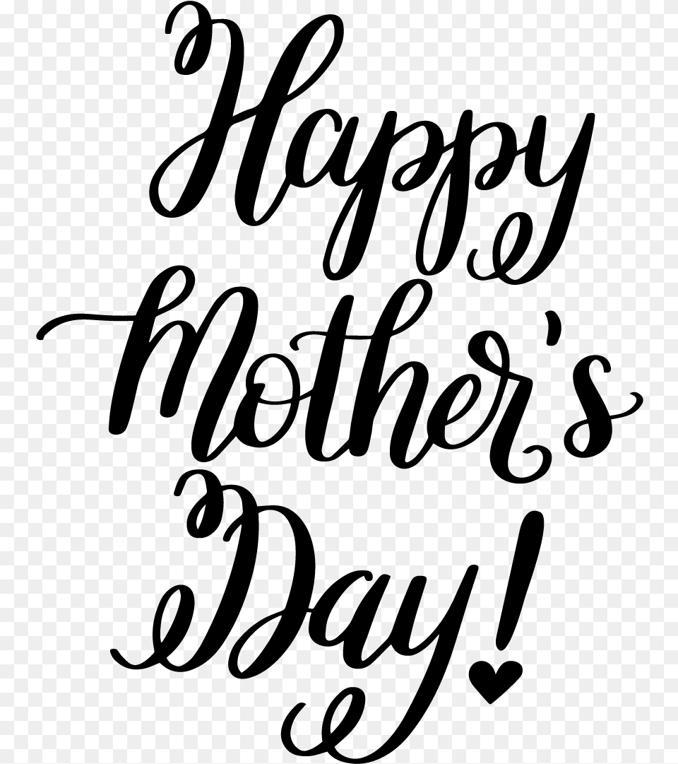 Clip Art Happy Mothers Day Script Happy Mothers Day Svg, Gray Png Image