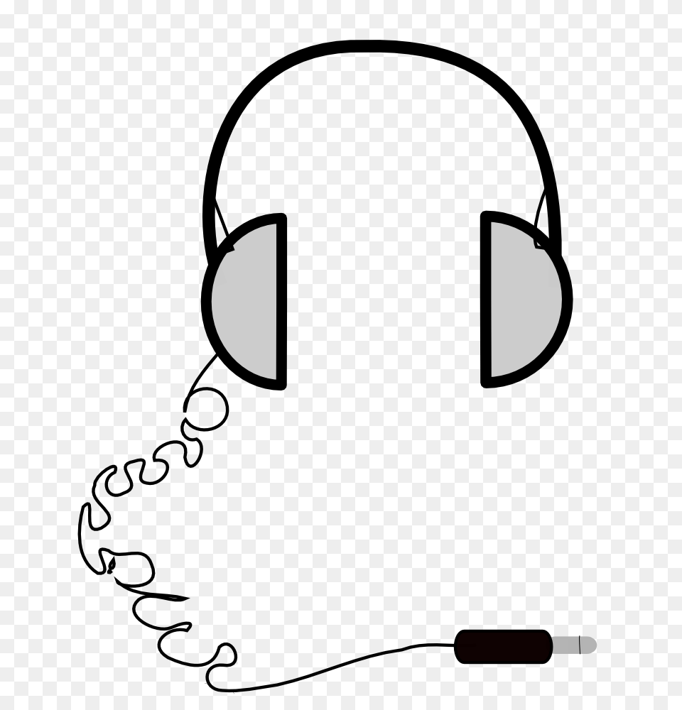 Clip Art Headphones, Stencil, Electronics Png