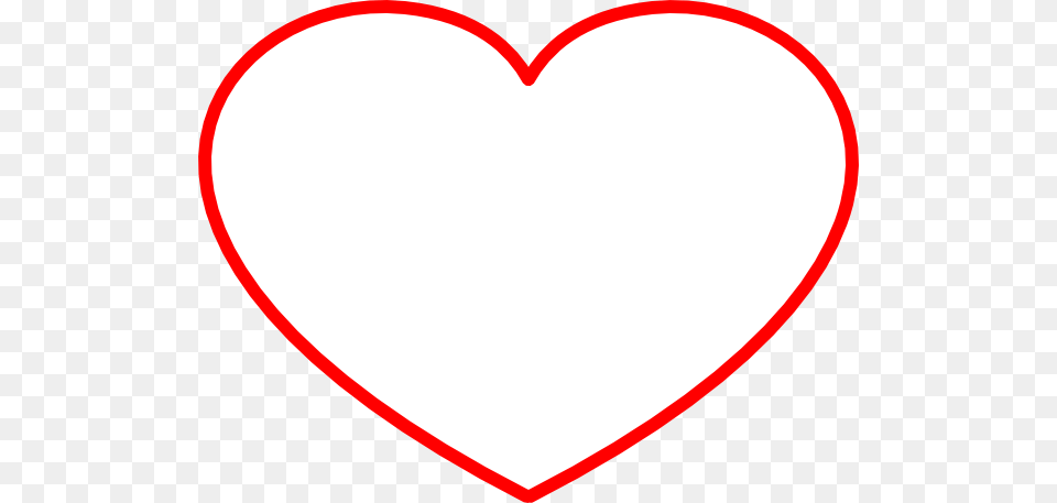 Clip Art Heart Frame Clipart Red Heart Outline Black Background Free Png Download