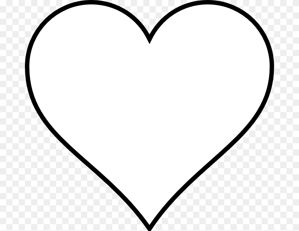 Clip Art Heart Outline Free Transparent Png