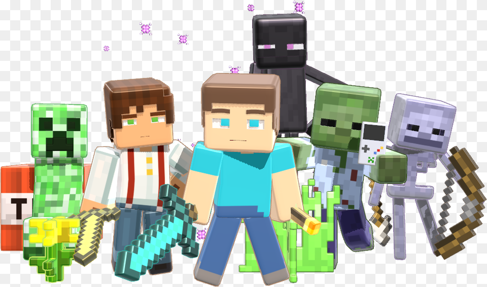 Clip Art Herobrine Video Game Minecraft Steve Mmd Model, Person Free Transparent Png