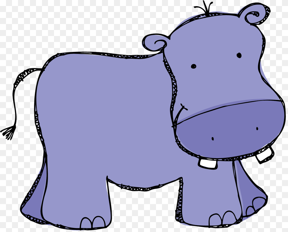 Clip Art Hippo, Animal, Elephant, Mammal, Wildlife Free Png Download