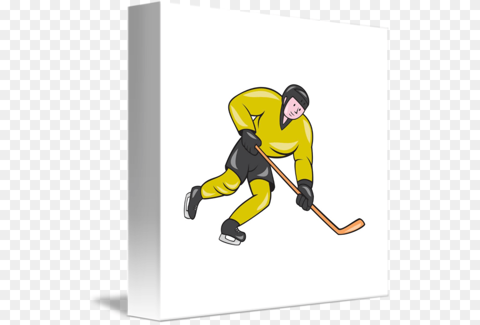 Clip Art Hockey Player Cartoons Cartoon Hockey Player Skating, Ice Hockey, Ice Hockey Stick, Rink, Sport Free Png