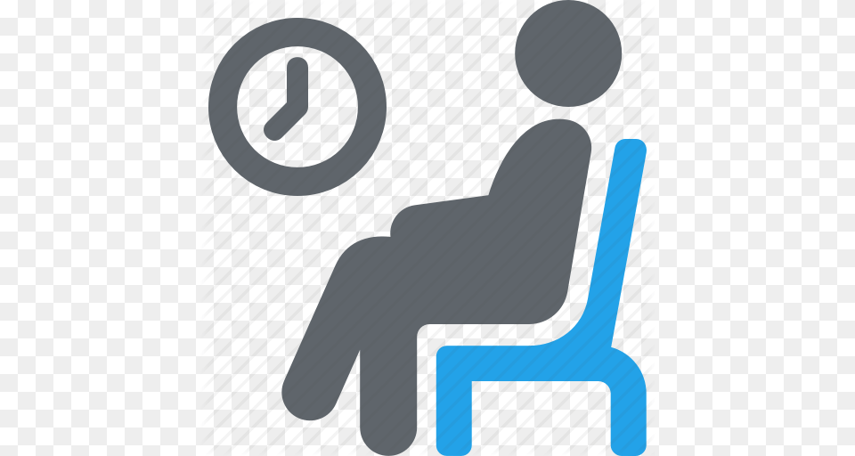 Clip Art Hospital Patient Waiting, Furniture, Chair, Person, Sitting Free Transparent Png