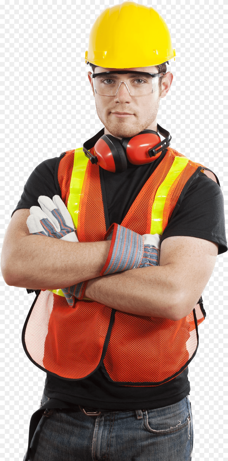 Clip Art Hot Construction Worker Construction Worker Safety, Clothing, Hardhat, Helmet, Vest Free Png