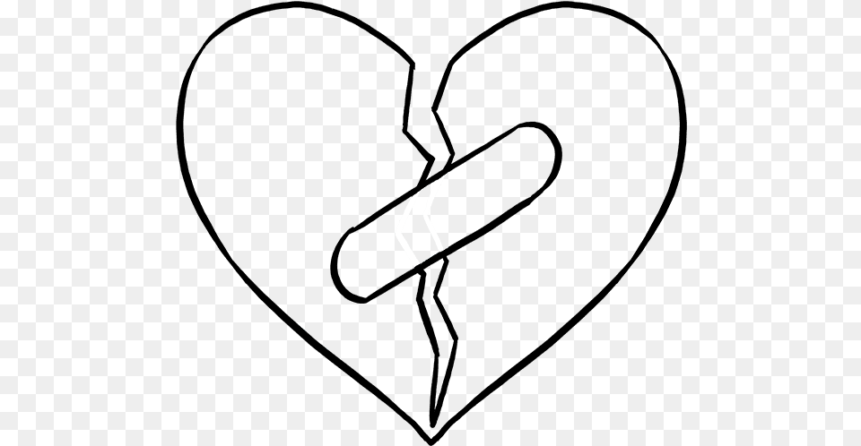 Clip Art How To Draw A Broken Heart To Draw, Logo, Weapon Free Png