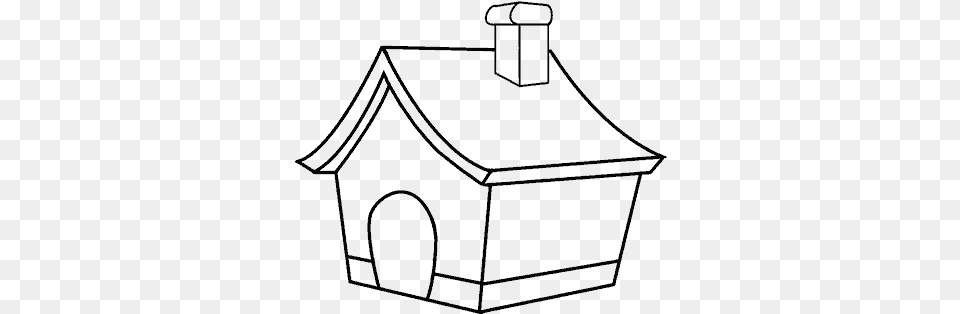 Clip Art How To Draw A Dog House Draw A Cartoon House, Lighting Png