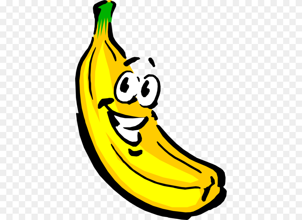 Clip Art Humanoid Illustration Of Banana Vector, Food, Fruit, Plant, Produce Png Image