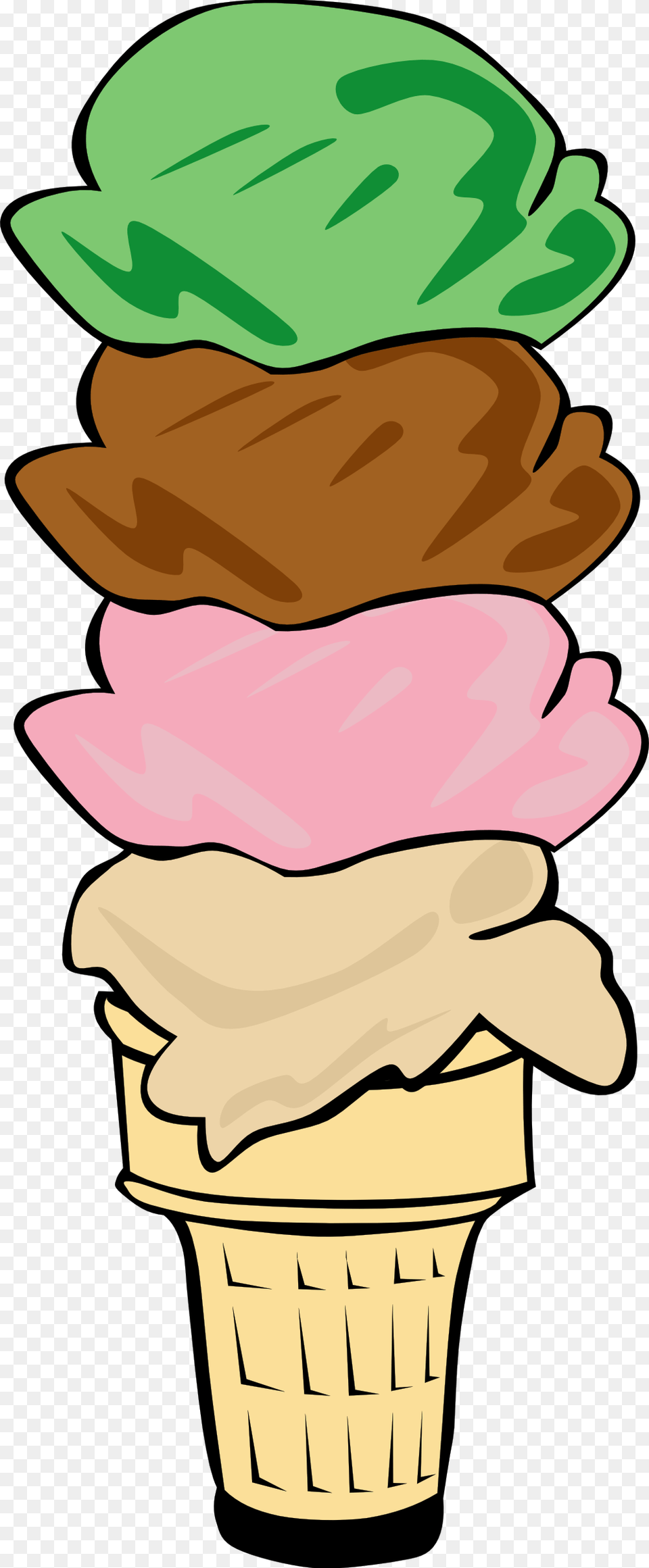 Clip Art Ice Cream Cone, Dessert, Food, Ice Cream, Soft Serve Ice Cream Png Image