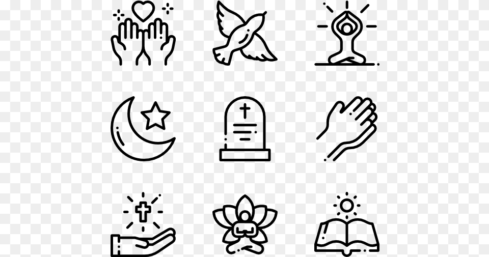 Clip Art Icons Spiritual Family Line Icon, Gray Png