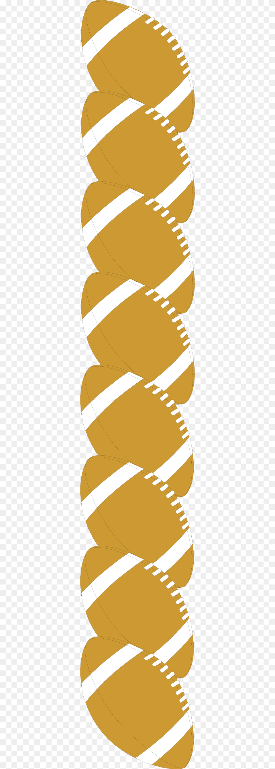 Clip Art Image Of Football Border, Coil, Spiral, Gold, Food Free Png