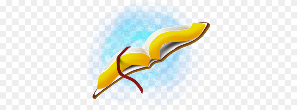 Clip Art Image Open Bible On Blue Mkyvod, Banana, Food, Fruit, Plant Free Png