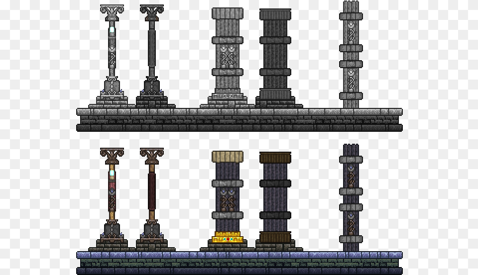 Clip Art Result For Building Terraria Pillars Building, Game, Architecture, Pillar Png Image