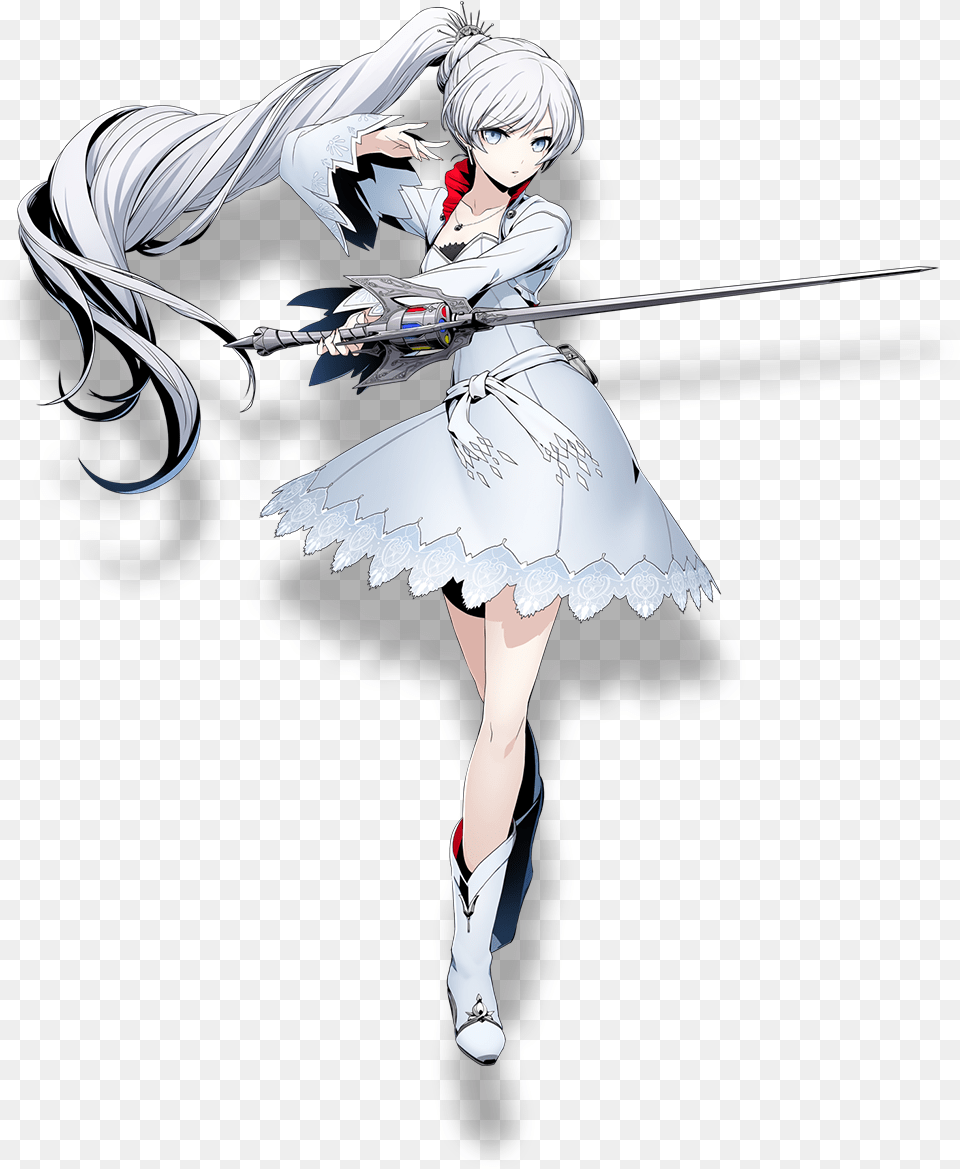 Clip Art Image Schnee Character Select Blazblue Cross Tag Battle Weiss, Adult, Publication, Person, Woman Free Png