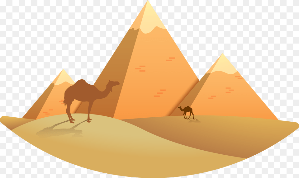 Clip Art Images Of Pyramids Pyramids Clipart, Animal, Camel, Mammal Free Png