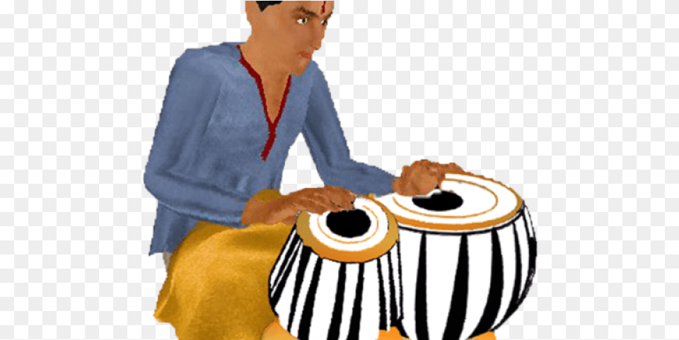 Clip Art Indian Music Instument Playin Clip Art, Person, Musical Instrument, Drum, Percussion Png Image