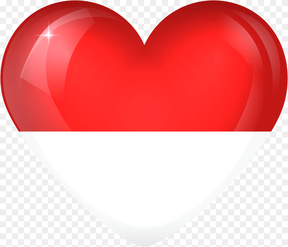 Clip Art Indonesia Flag, Heart Free Transparent Png
