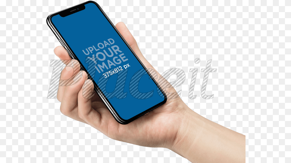 Clip Art Iphone Mockup Hand Mockup Iphone X Hands, Electronics, Mobile Phone, Phone Free Png Download