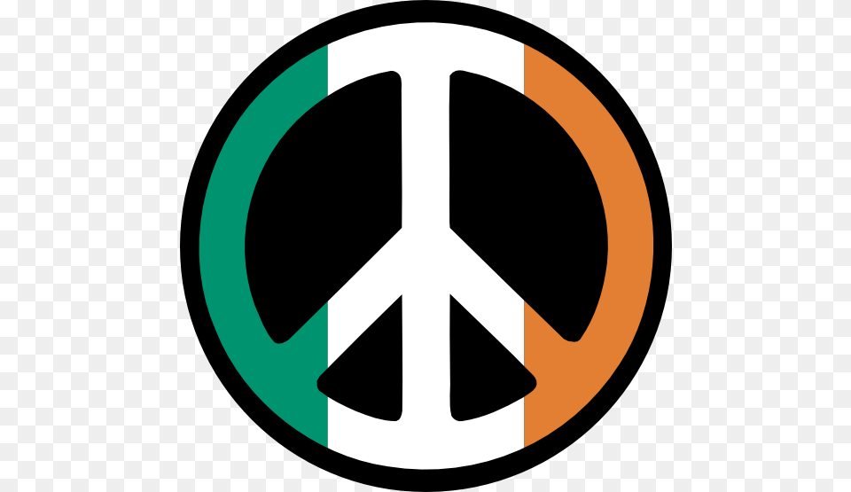 Clip Art Ireland Flag Peace Sign Saint Patricks, Ammunition, Weapon, Grenade, Symbol Free Png