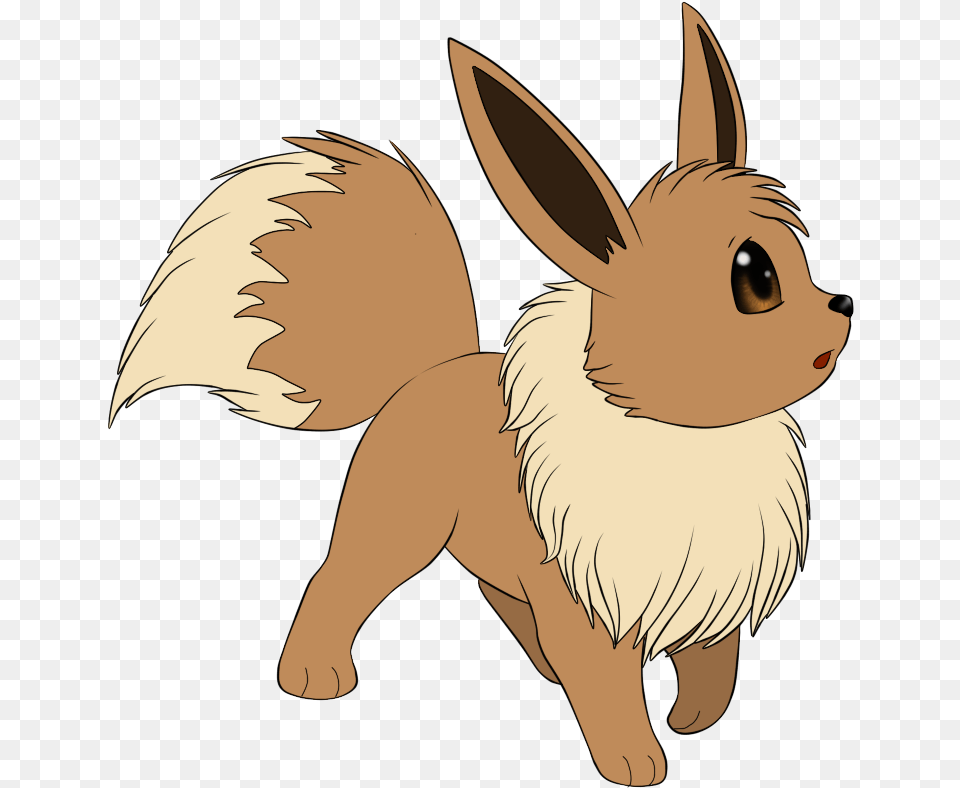 Clip Art Is Eevee A Dog Hare, Animal, Mammal, Rabbit, Baby Free Png Download