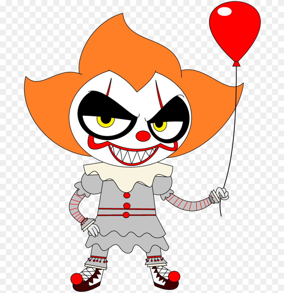 Clip Art It Illustration Clown Image Pennywise Clipart, Balloon, Baby, Person, Face Free Png Download