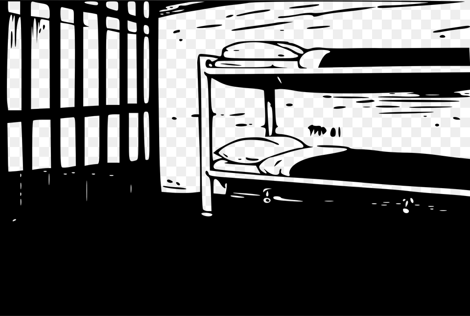 Clip Art Jail Cell, Gray Png