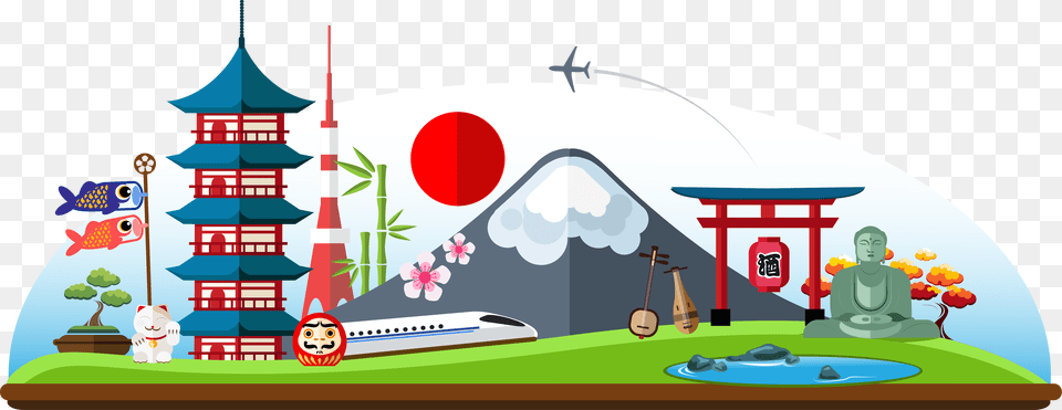 Clip Art Japanese Landmarks Japan Clipart, Guitar, Musical Instrument, Outdoors Free Transparent Png