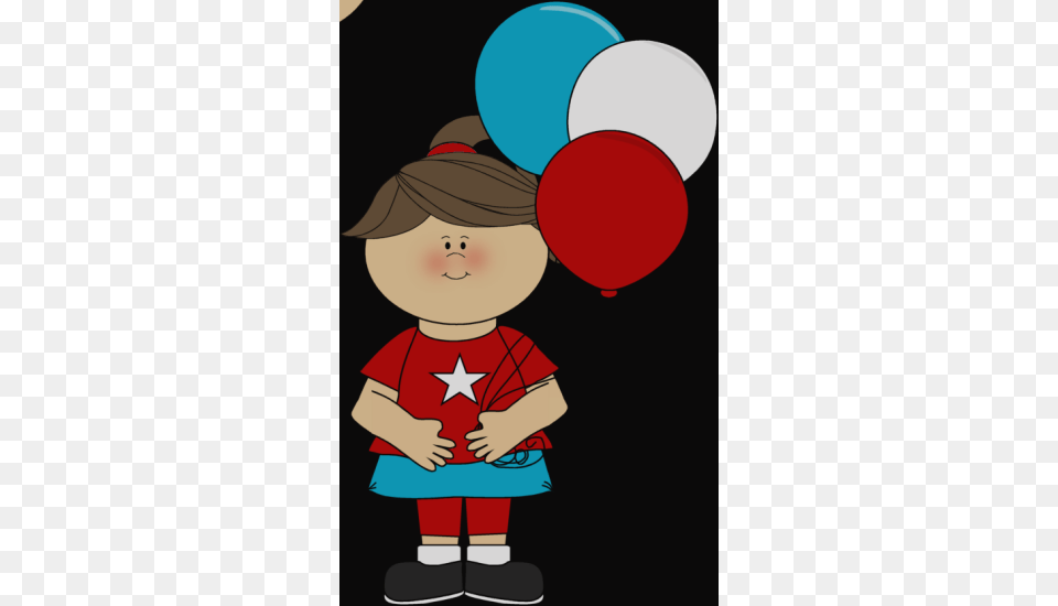 Clip Art July Fourth Clip Art, Balloon, Baby, Person, People Png Image