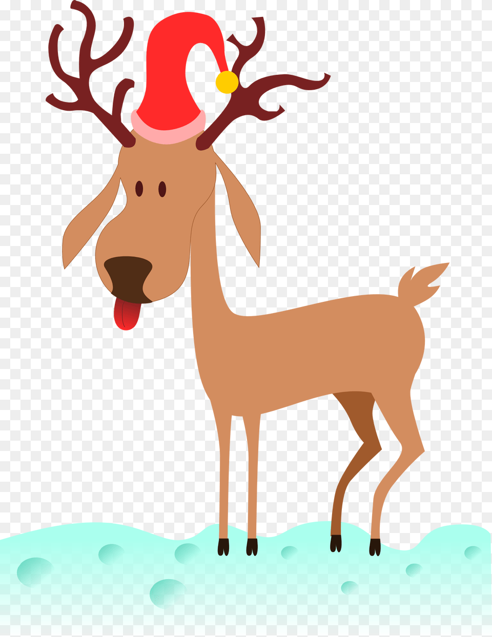 Clip Art Kablam A Cartoon Reindeer Scalable, Animal, Deer, Mammal, Wildlife Png Image