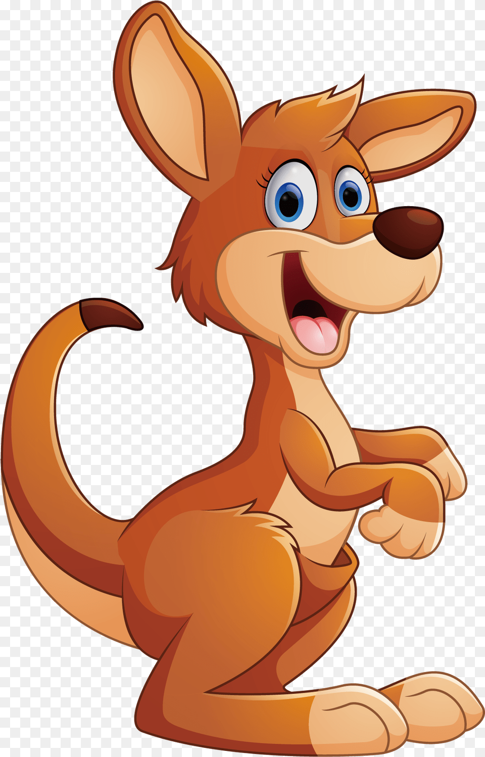 Clip Art Kangaroo Cartoon Images Kangaroo Vector, Animal, Mammal Png Image