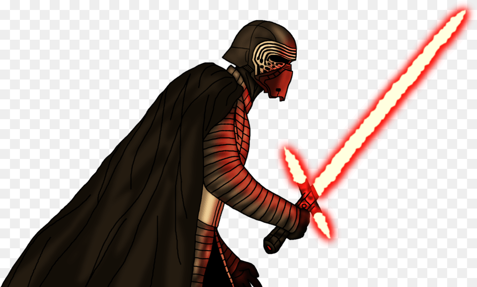 Clip Art Kylo Ren Background Kylo Ren The Last Jedi Art, Fashion, Adult, Female, Person Free Png Download