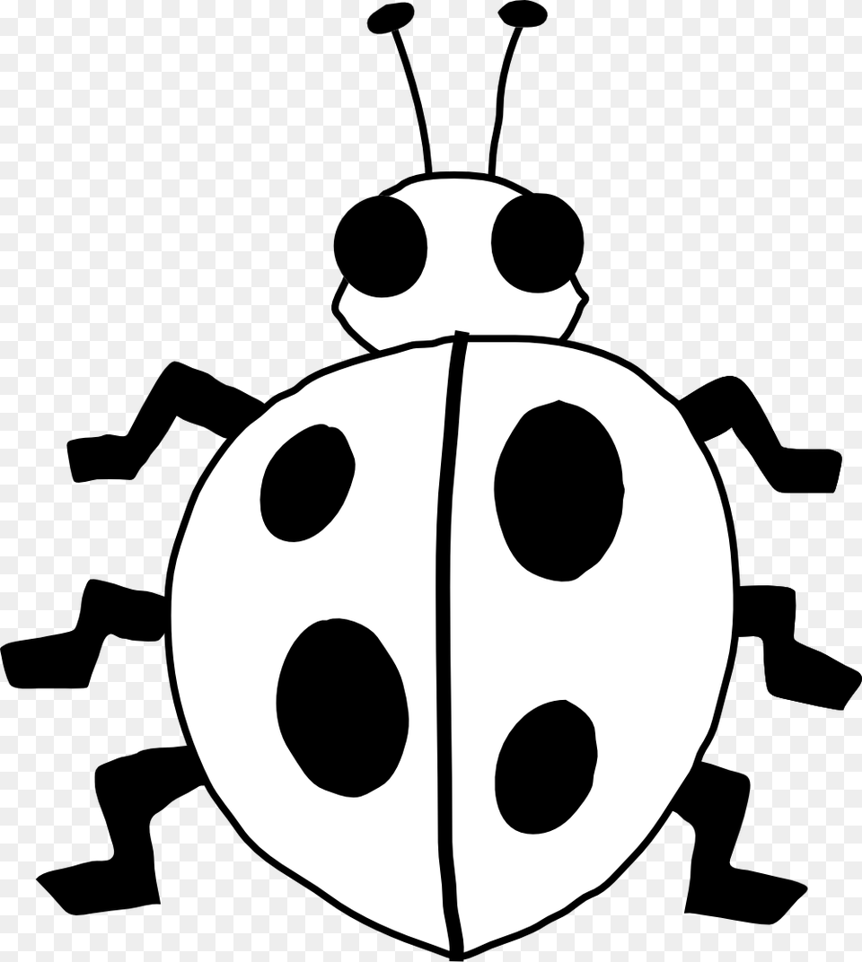 Clip Art Ladybug, Stencil, Animal, Nature, Outdoors Png Image