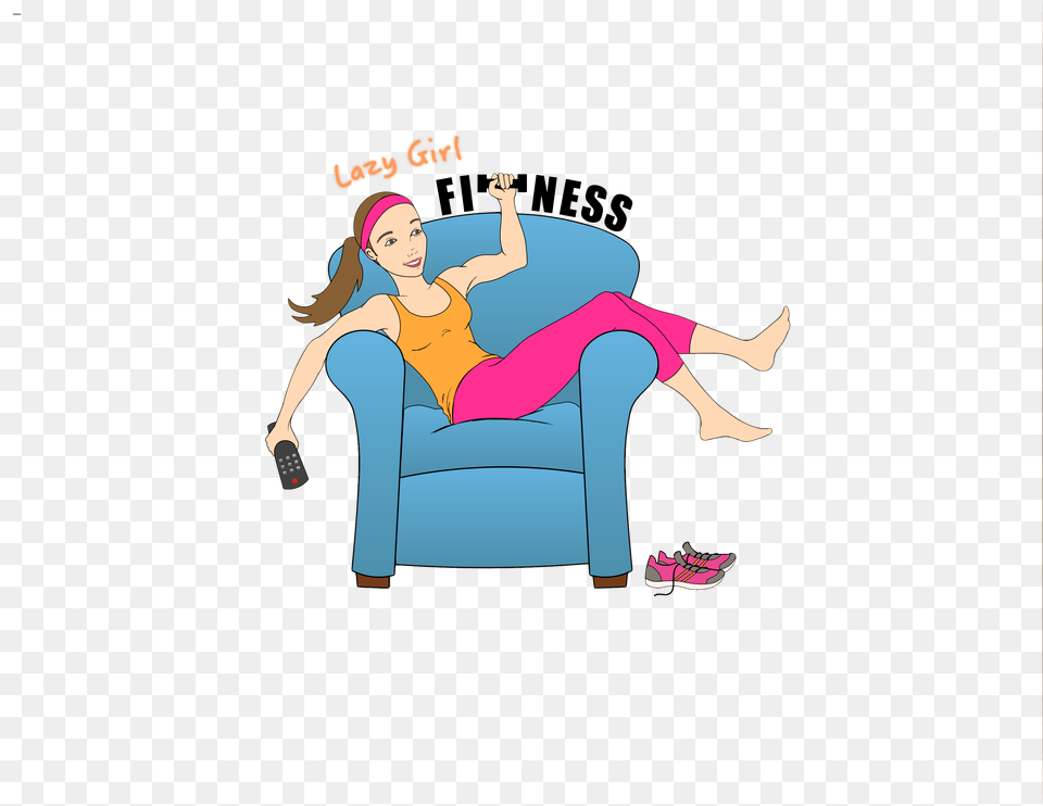 Clip Art Lazy Girl, Adult, Person, Furniture, Woman Png Image