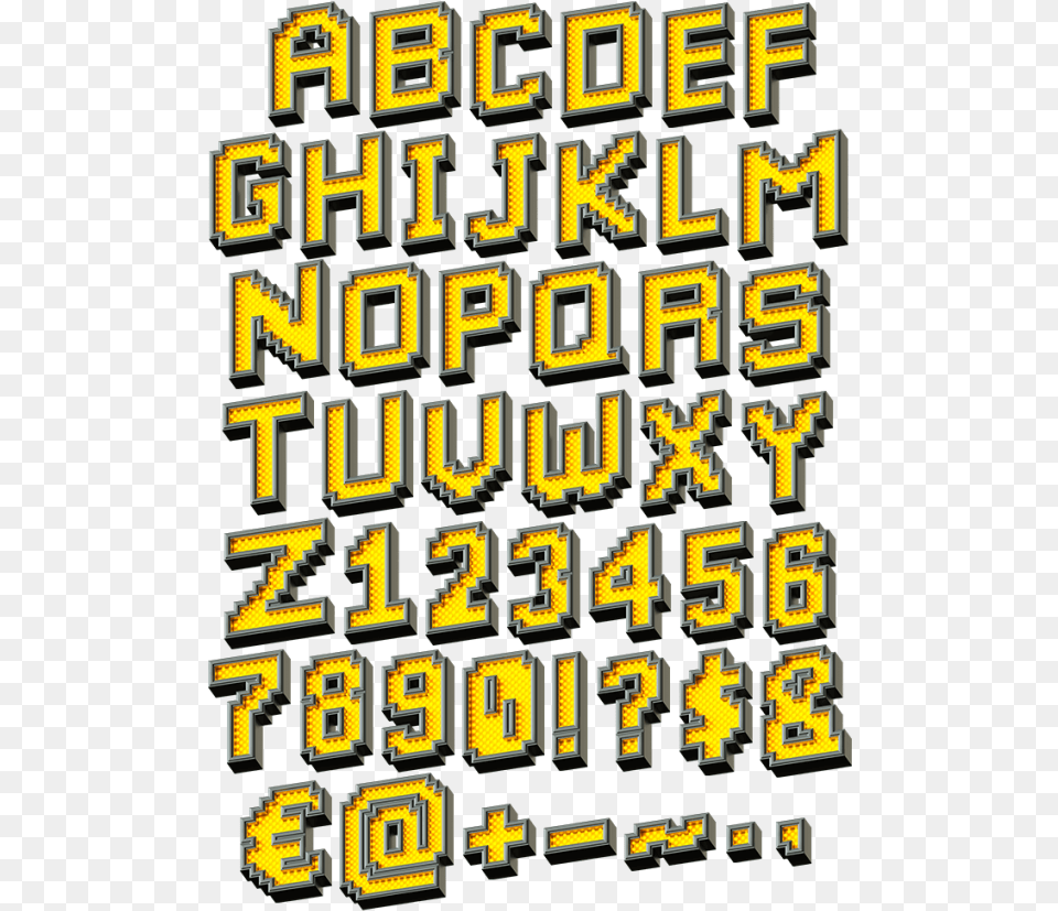 Clip Art Led Font Show Your Pixel Alphabet Alphabet, Pattern, Scoreboard Free Transparent Png