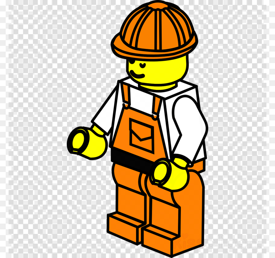 Clip Art Lego Construction Worker, Person, Clothing, Hardhat, Helmet Png