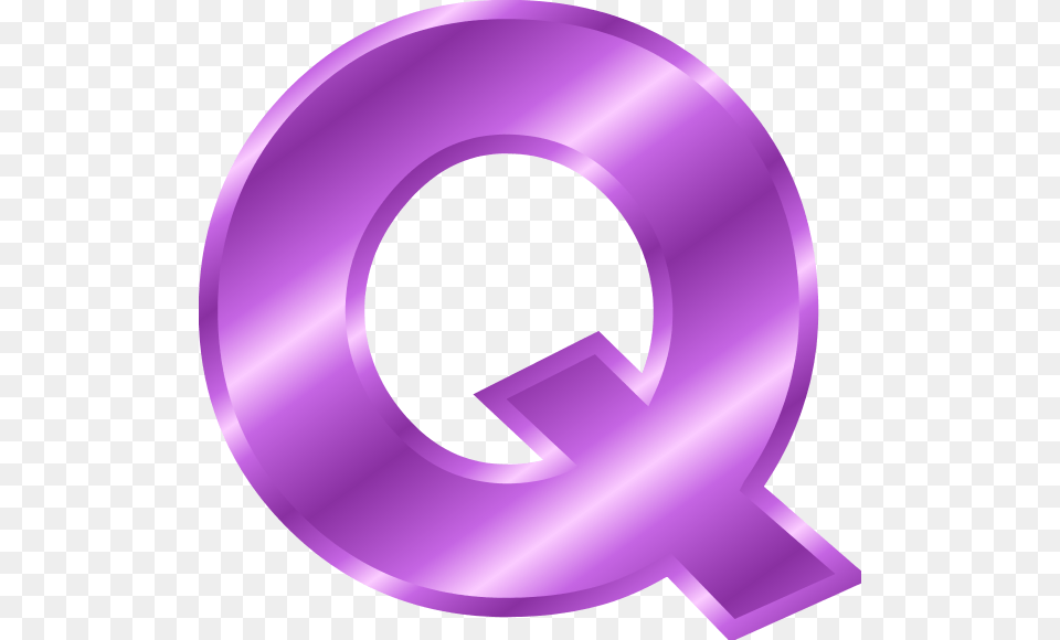 Clip Art Letter Q Aoud Clipart Of Letter Q, Purple, Disk, Symbol, Text Png Image