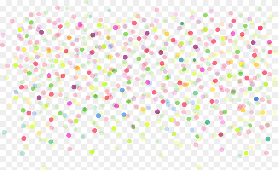 Clip Art Library Colorful Dots Decor Picture Transparent Polka Dots, Paper, Confetti Free Png