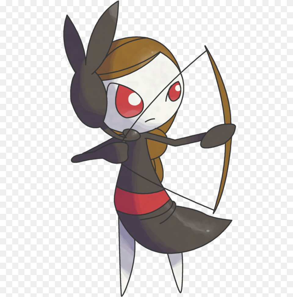Clip Art Library Commission Meloetta Forme By Pokemon Archery, Weapon, Sport, Bow, Shark Png Image