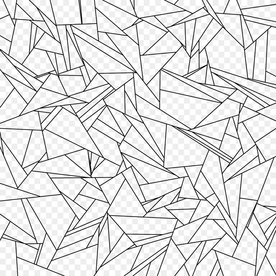 Clip Art Library Geometric Line For Tessellation Coloring Pages, Gray Free Png Download