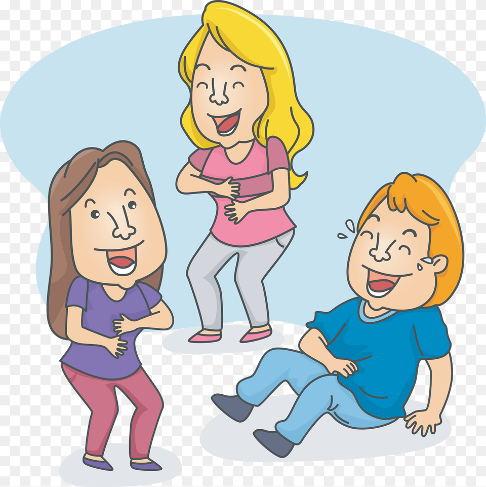 Clip Art Library Kids For People Laughing Clip Art, Book, Comics, Publication, Baby Free Png